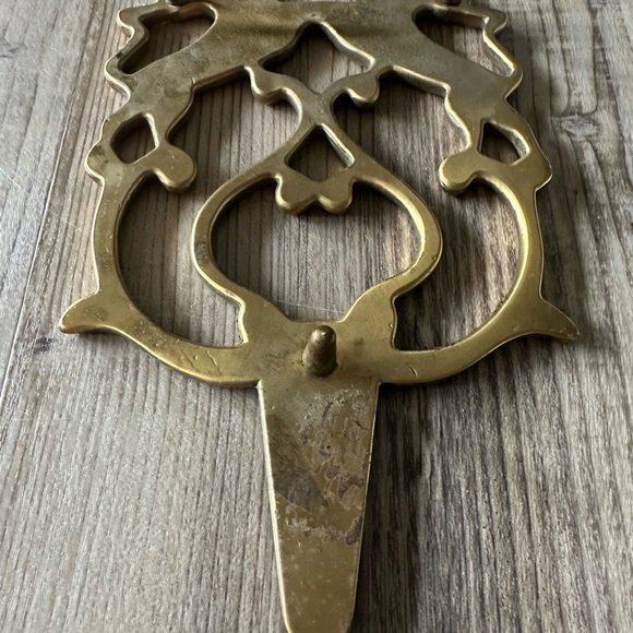 Vintage James River Collection Solid Forged Brass Unicorn Trivet - Picture 3 of 4